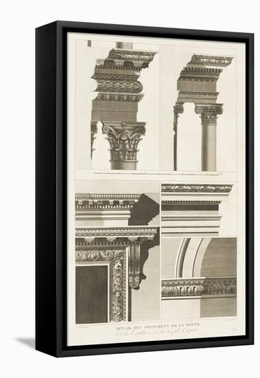 Antique Architectural Details I-Unknown-Framed Stretched Canvas