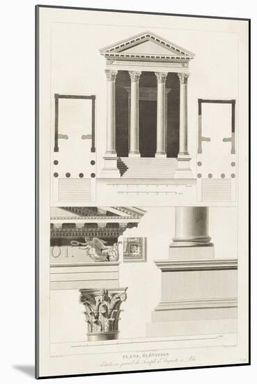 Antique Architectural Details III-Unknown-Mounted Art Print