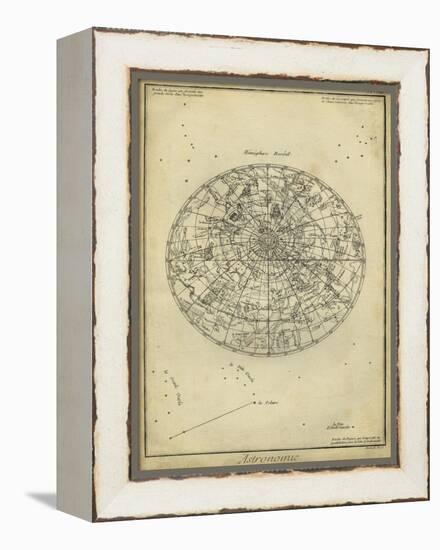 Antique Astronomy Chart I-Daniel Diderot-Framed Stretched Canvas