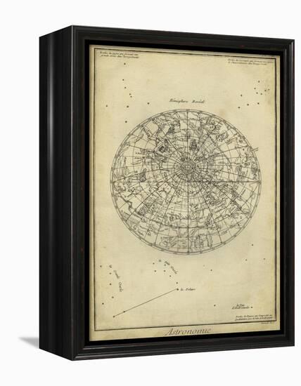 Antique Astronomy Chart I-Daniel Diderot-Framed Stretched Canvas