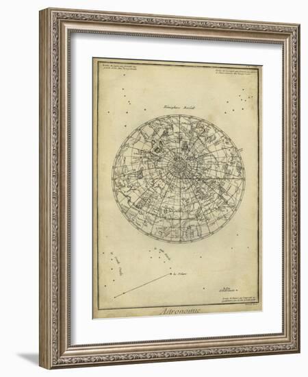 Antique Astronomy Chart I-Daniel Diderot-Framed Art Print