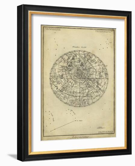 Antique Astronomy Chart I-Daniel Diderot-Framed Art Print