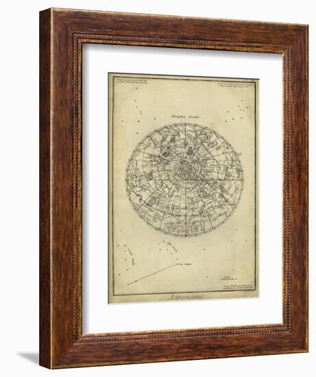 Antique Astronomy Chart I-Daniel Diderot-Framed Art Print