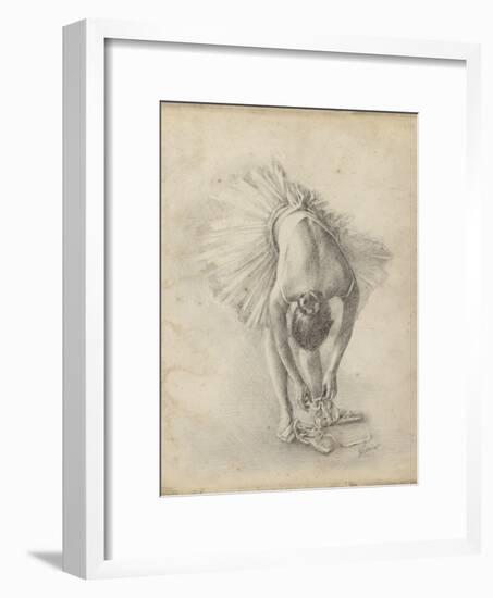 Antique Ballerina Study I-Ethan Harper-Framed Art Print