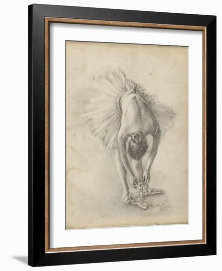 Antique Ballerina Study I-Ethan Harper-Framed Art Print