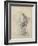 Antique Ballerina Study I-Ethan Harper-Framed Art Print