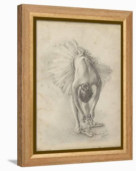 Antique Ballerina Study I-Ethan Harper-Framed Stretched Canvas