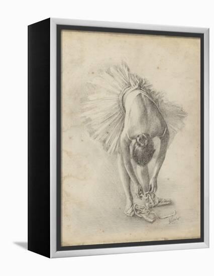 Antique Ballerina Study I-Ethan Harper-Framed Stretched Canvas