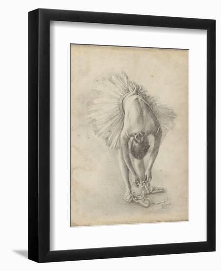 Antique Ballerina Study I-Ethan Harper-Framed Premium Giclee Print