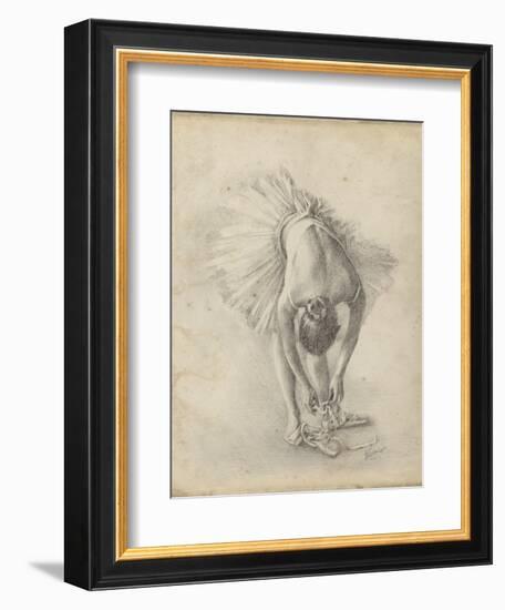 Antique Ballerina Study I-Ethan Harper-Framed Premium Giclee Print