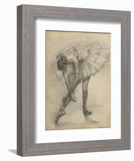 Antique Ballerina Study II-Ethan Harper-Framed Art Print