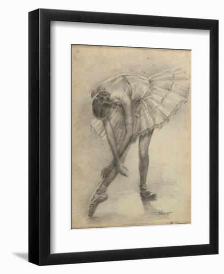 Antique Ballerina Study II-Ethan Harper-Framed Art Print