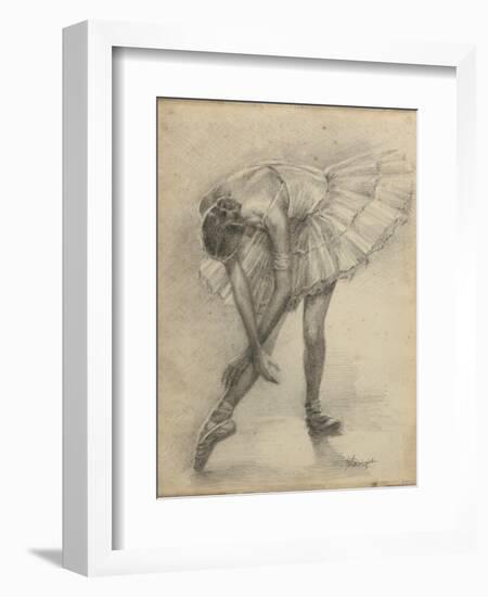 Antique Ballerina Study II-Ethan Harper-Framed Art Print