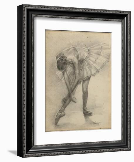 Antique Ballerina Study II-Ethan Harper-Framed Art Print