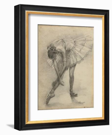 Antique Ballerina Study II-Ethan Harper-Framed Art Print