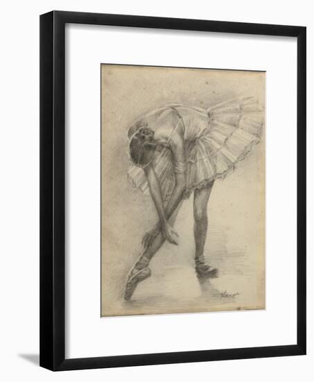 Antique Ballerina Study II-Ethan Harper-Framed Art Print