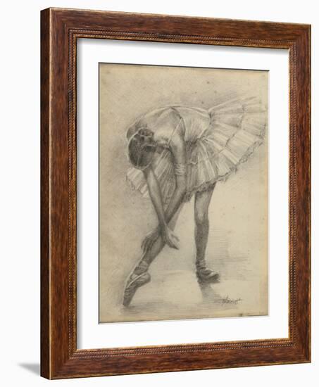 Antique Ballerina Study II-Ethan Harper-Framed Art Print