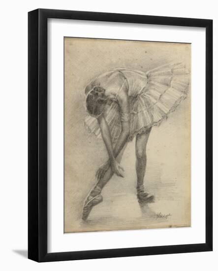 Antique Ballerina Study II-Ethan Harper-Framed Art Print