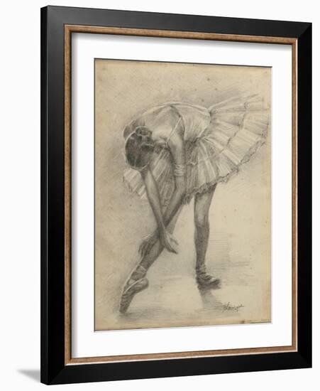 Antique Ballerina Study II-Ethan Harper-Framed Art Print