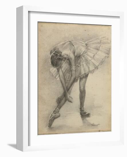 Antique Ballerina Study II-Ethan Harper-Framed Art Print