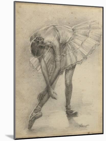 Antique Ballerina Study II-Ethan Harper-Mounted Art Print
