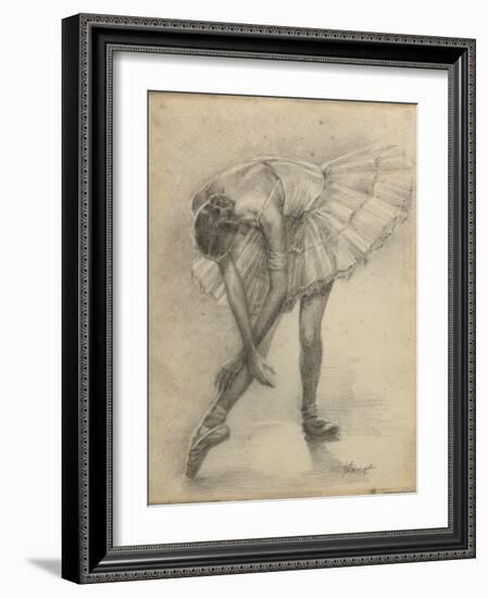 Antique Ballerina Study II-Ethan Harper-Framed Art Print