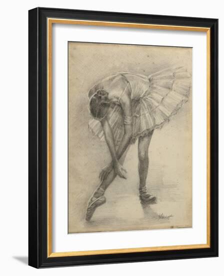 Antique Ballerina Study II-Ethan Harper-Framed Art Print