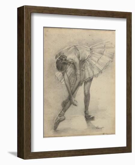 Antique Ballerina Study II-Ethan Harper-Framed Premium Giclee Print