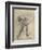 Antique Ballerina Study II-Ethan Harper-Framed Premium Giclee Print