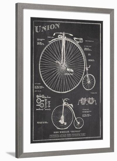 Antique Bicycles I-The Vintage Collection-Framed Giclee Print