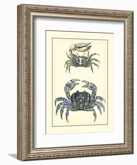 Antique Blue Crabs II-Vision Studio-Framed Art Print