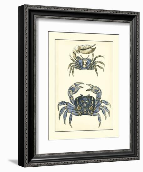 Antique Blue Crabs II-Vision Studio-Framed Art Print