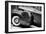 Antique Car With Whitewall Tires B/W-null-Framed Photo