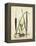 Antique Cattail I-Samuel Curtis-Framed Stretched Canvas