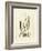 Antique Cattail I-Samuel Curtis-Framed Art Print