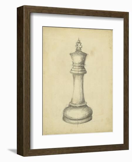 Antique Chess I-Ethan Harper-Framed Art Print
