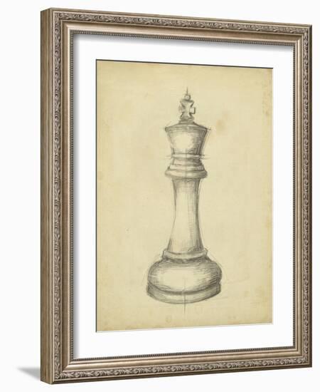 Antique Chess I-Ethan Harper-Framed Art Print