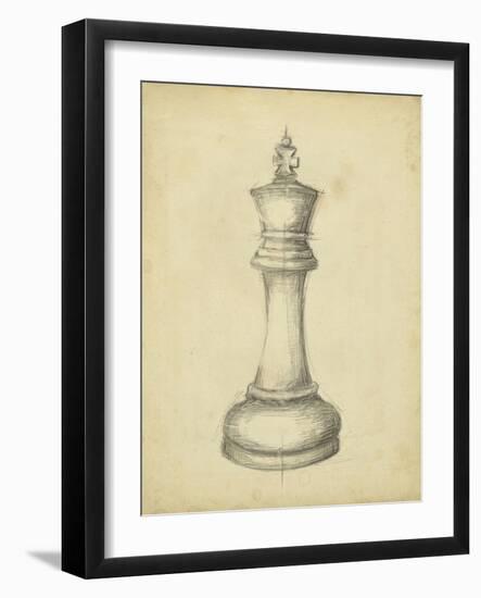 Antique Chess I-Ethan Harper-Framed Art Print