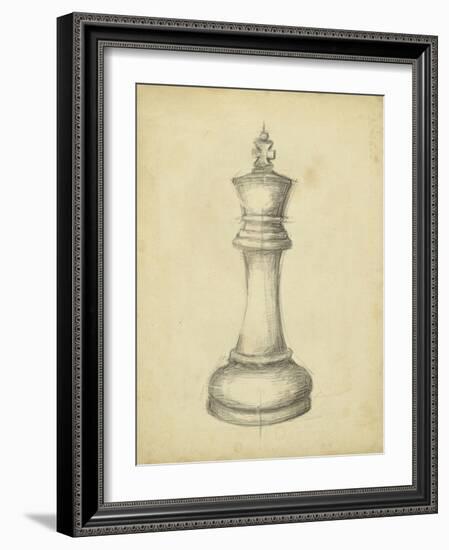 Antique Chess I-Ethan Harper-Framed Art Print