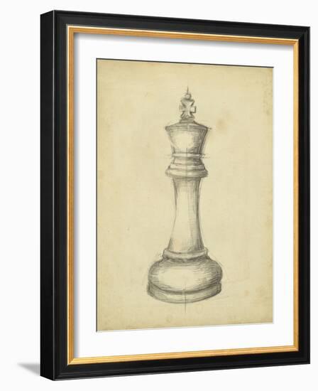 Antique Chess I-Ethan Harper-Framed Art Print