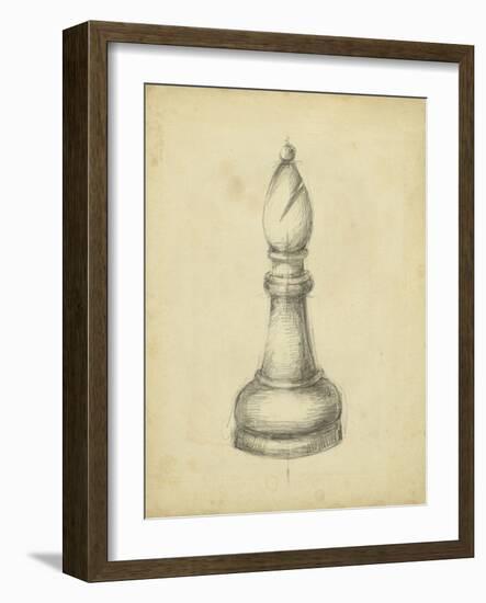 Antique Chess II-Ethan Harper-Framed Art Print