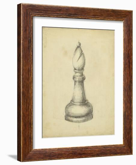 Antique Chess II-Ethan Harper-Framed Art Print