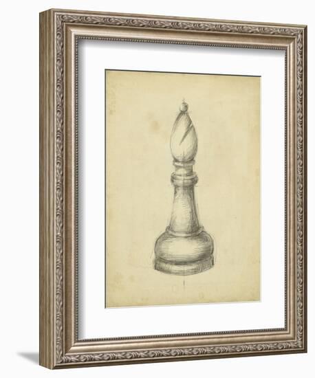 Antique Chess II-Ethan Harper-Framed Art Print