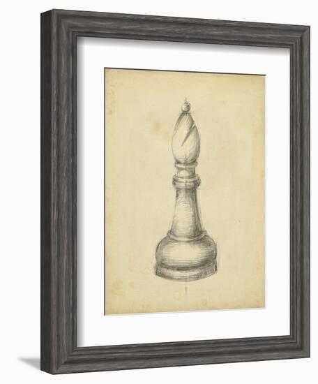 Antique Chess II-Ethan Harper-Framed Art Print