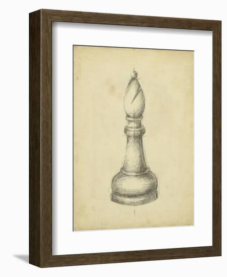 Antique Chess II-Ethan Harper-Framed Art Print