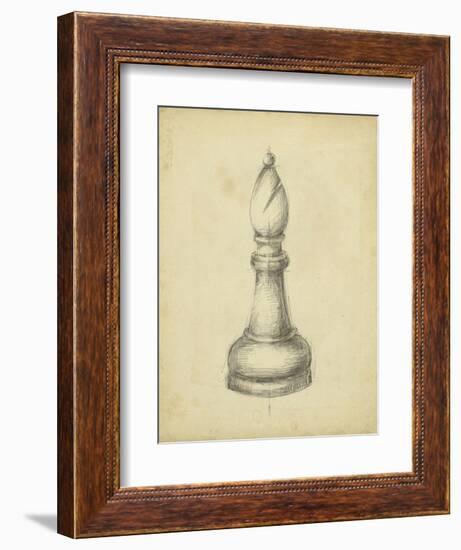 Antique Chess II-Ethan Harper-Framed Art Print