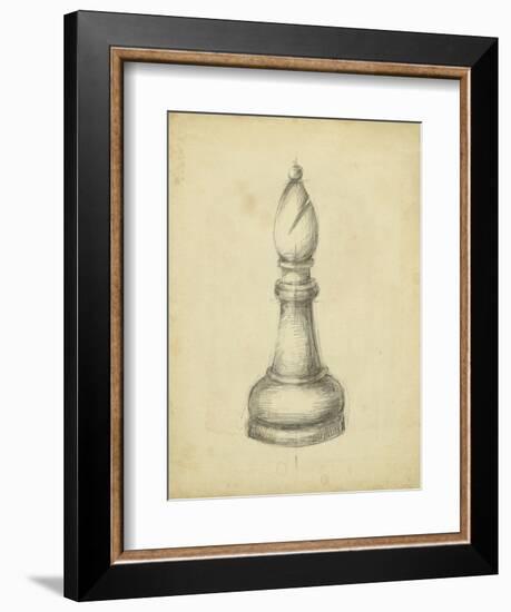 Antique Chess II-Ethan Harper-Framed Art Print