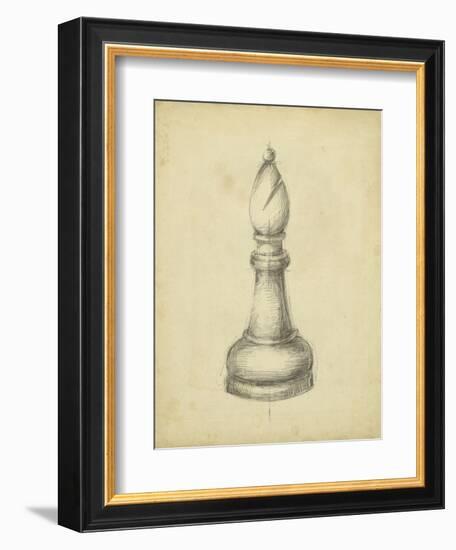 Antique Chess II-Ethan Harper-Framed Art Print