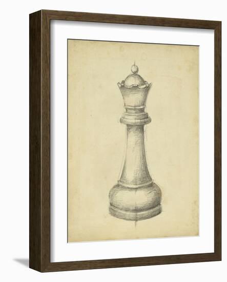 Antique Chess III-Ethan Harper-Framed Art Print