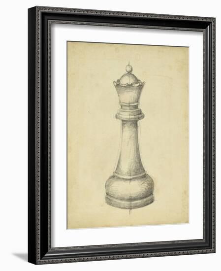 Antique Chess III-Ethan Harper-Framed Premium Giclee Print